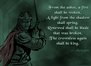 Quote on the return of the king from The Lord of the Rings