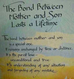 Mother and Son Quotes | Wallpapers Quotes And Fun: The Bond Between ...