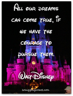 Motivational Quotes about Dreams from Walt Disney