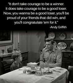 Go Teen Writers: Andy Griffith on Being a Good Loser More