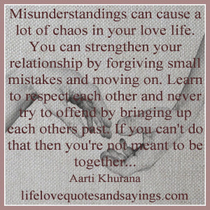 in your love life. You can strengthen your relationship by forgiving ...