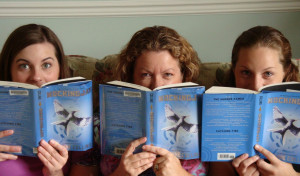 ... college-age daughters and I all reading Mockingjay at the same time