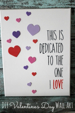 Easy DIY Valentines Day Wall Art 8 DIY Valentines Day Wall Art By ...