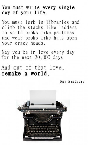 May you be in love every day for the next 20,000 days. And out of that ...
