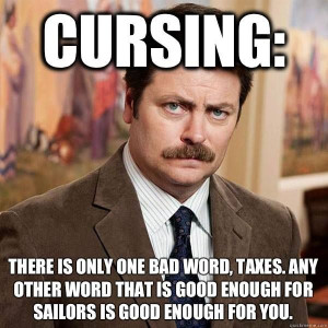 Words Of Wisdom, Clark, Dogs, Ron Swanson, Church, Food, Parks, Man Up ...