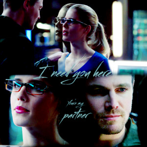 Olicity (2x10)“You’re my partner”.Made for the Italian Olicity ...