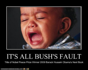 Will Obama blame Bush for losing the 2012 election?