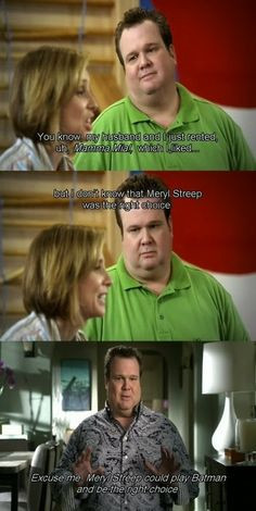Bahahaah! Oh, Modern Family, I love you. Cam is so awesome.