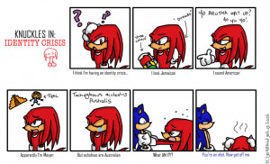 Sonic the Hedgehog Knuckles in Identity Crisis