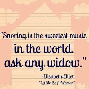 Really? I need to remember this next time I'm laying awake listening ...