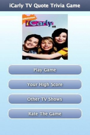 View bigger - iCarly TV Quote Trivia Game for Android screenshot