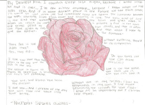 Nicholas Sparks quotes by red0roses0