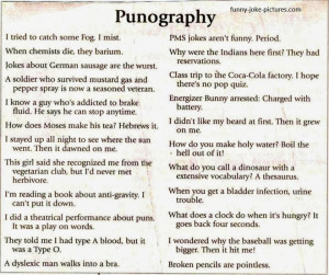 Here are some great puns to make you laugh.