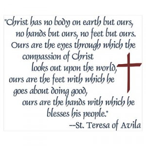 CafePress > Wall Art > Posters > St. Teresa of Avila Quote Poster
