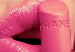 Pink Chanel lipstick