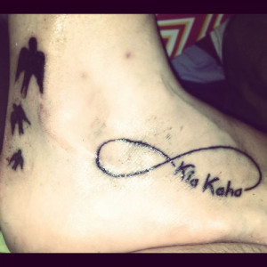 Forever Strong Infinity Tattoo Kia kaha (forever strong) in
