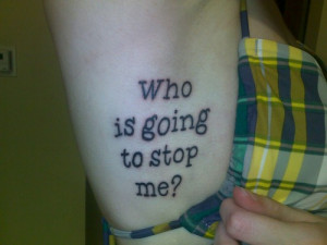 The question isn’t who is going to let me; it’s who is going to ...