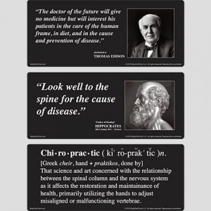 Chiropractic Quotes Poster