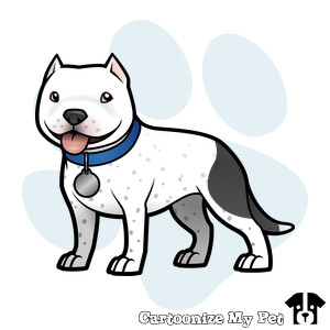 Related Pictures Cute Pitbull Cartoon