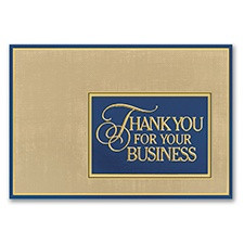 Thank You Cards for Company and Business