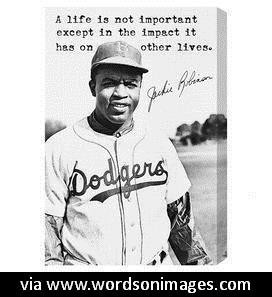 Quotes by jackie robinson
