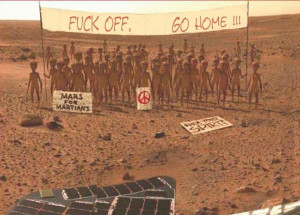 NASA Mars Rover Finds Aliens