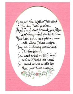 Thank You Mom Quotes In Spanish ~ Grandmother Poem on Pinterest