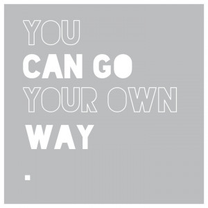 go your own way - via 3polkadots