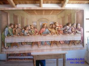 wood last supper, jesus ,christ crucified on wood