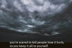 ... deep, drowning, hide, keep, let, lost, people, quotes, sad, scared