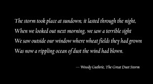 Words by Woody Guthrie