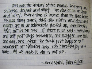 cute, jerry stahl, painkillers, quote, text