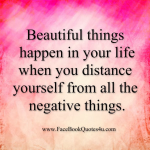 Beautiful things happen in your life