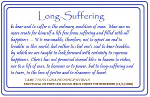 Long-Suffering