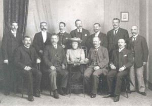 Clara Zetkin with social democrats from Württemberg - 1900