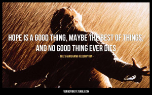 Quote from The Shawshank Redemption