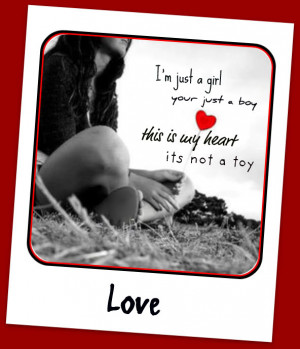 ... im-the-girl, im-a-girl, boy-love-quotes, boy-and-girl-quotes, im-on