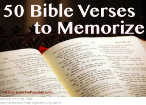 50 Most Important Scripture Bible Verses to Memorize
