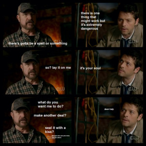 Castiel and Bobby quotes | Supernatural