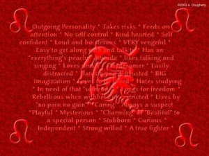 Outgoing Personality Quotes Leo zodiac signs graphics