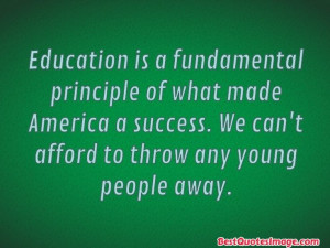 Education Quote - National/Policy