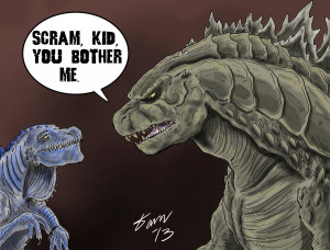 funny godzilla 2014 comic strip