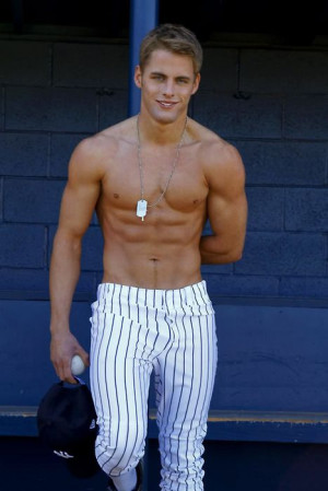 Hot baseball player