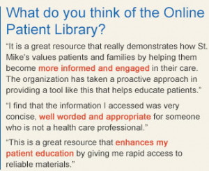 ... patients though health education Bringing medicine to the patient