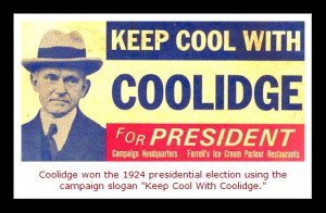 Coolidge noted that the press was far more likely to publish ...