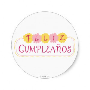 Feliz Cumpleaños / Happy Birthday Stickers