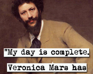 Veronica Mars Accused Me of Evil Q uote Art Print Poster (p333) ...