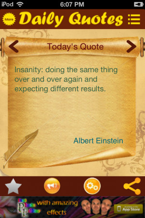 Swipe left to right & right to left for next/previous quotes with ...