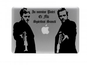 boondock saints vinyl decal and quote sticker for laptop