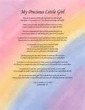 Inspirational Christian Poetry - Poems - My Precious Little Girl
